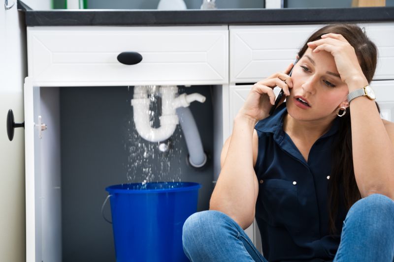 emergency-plumber-woman-on-phone-with-emergency-plumber-min